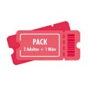Pack 2 adultos + 1 niño