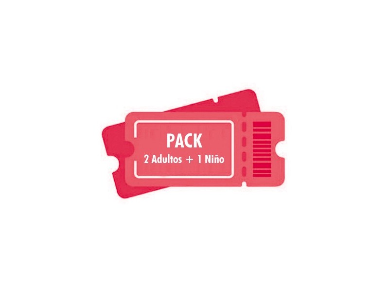 Pack 2 adultos + 1 niño